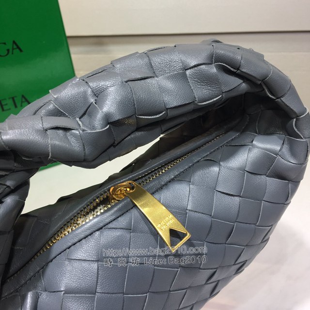 Bottega veneta高端女包 98080小號 寶緹嘉爆款jodie新版本2代編織打結圓形hobo包 BV經典款羊皮手工編織女包  gxz1263